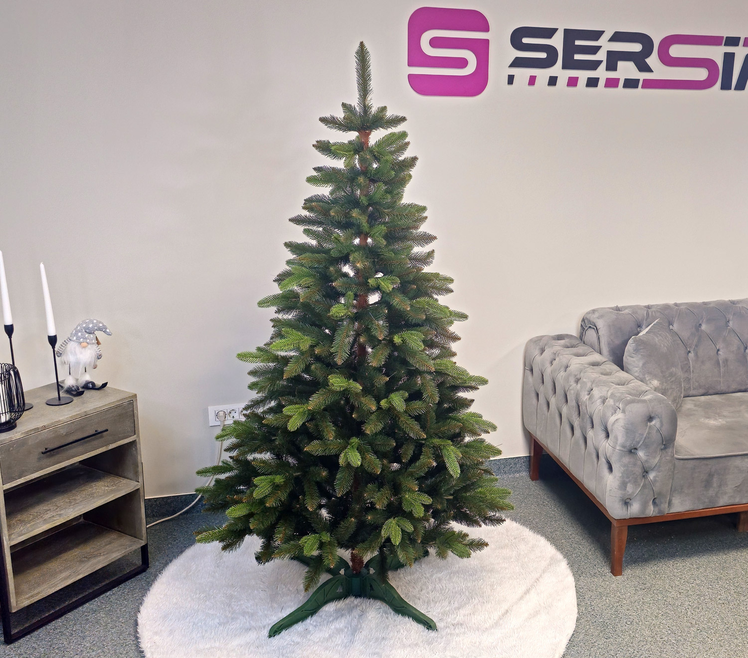 Brad artificial Christmas Deluxe by Sersimo, Victoria Special, 2D+3D, 180cm Household NewTrend