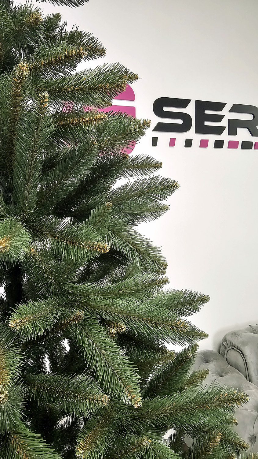 Brad artificial Christmas Deluxe by Sersimo, Victoria verde, 2D, 200cm Household NewTrend