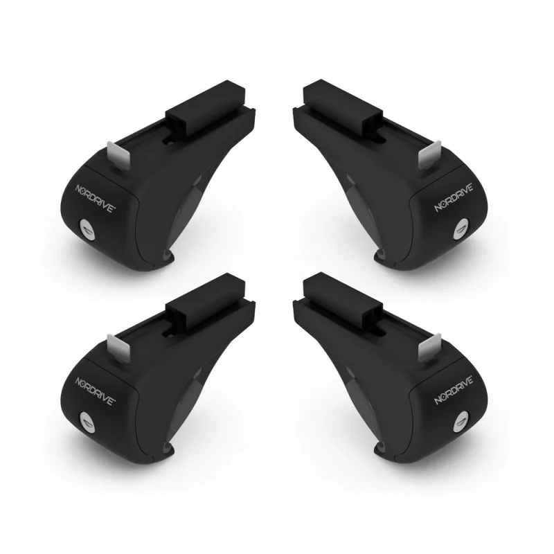 Evos RA (Rail Alu) kit de 4 picioare pentru bare de aluminiu Silenzio Alumia Helio Garage AutoRide