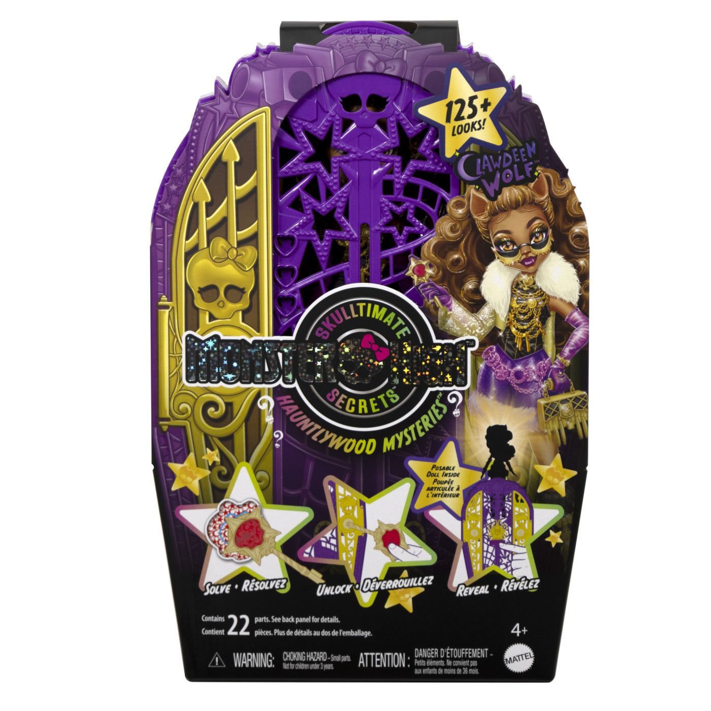 MONSTER HIGH PAPUSA CLAWDEEN WOLF CU DULAP REVELATOR SI ACCESORII SuperHeroes ToysZone
