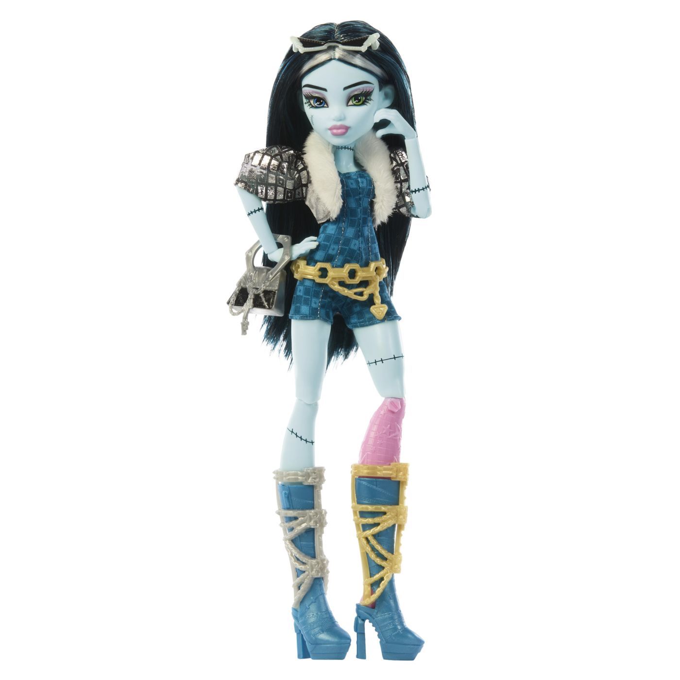MONSTER HIGH PAPUSA FRANKIESTEIN CU DULAP REVELATOR SI ACCESORII SuperHeroes ToysZone