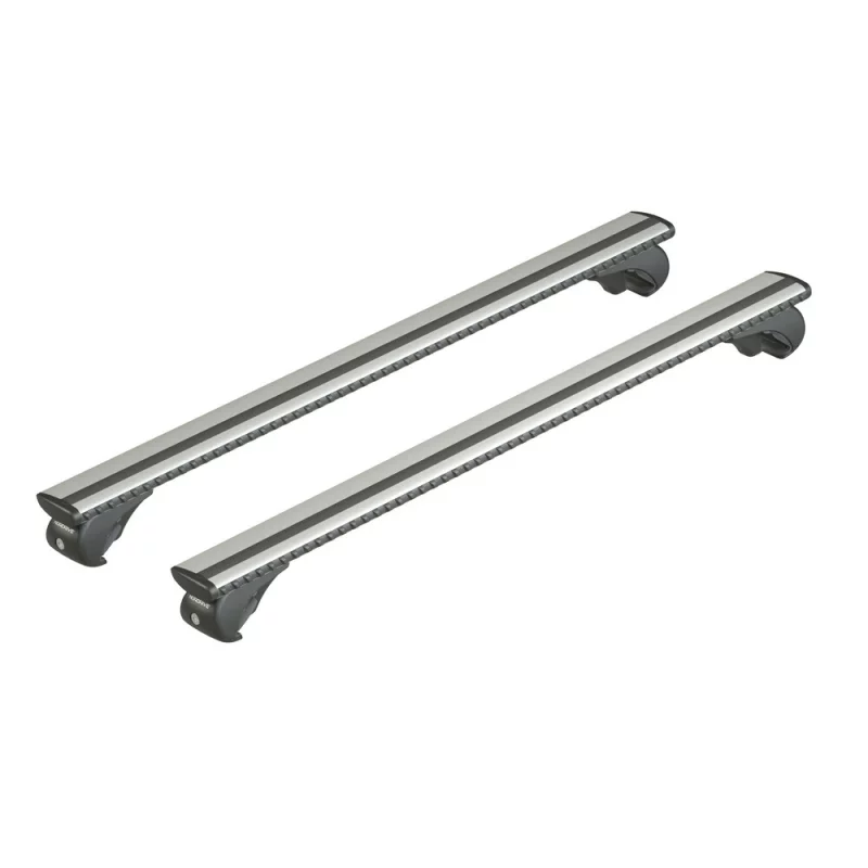 Set suporti portbagaj complet Silenzio Rail din aluminiu montaj pe bare longitudinale 2buc - XL - Evos RA Garage AutoRide