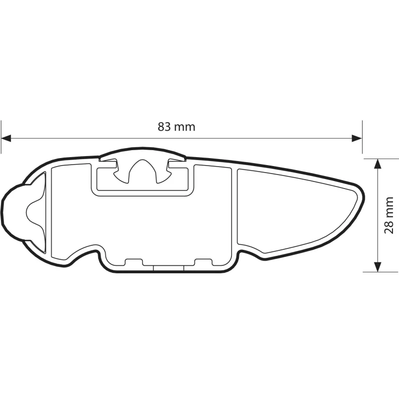 Silenzio pereche de bare portbagaj din aluminiu - M - 120 cm Garage AutoRide