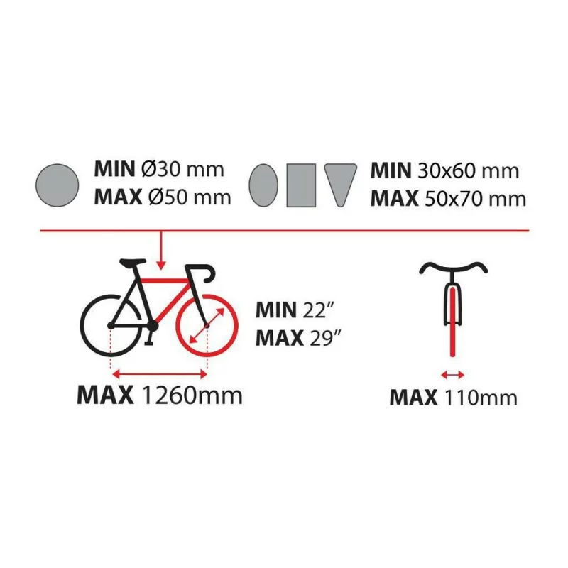Wave 2 suport pentru biciclete cu fixare pe carligul de remorcare - 2 biciclete Garage AutoRide
