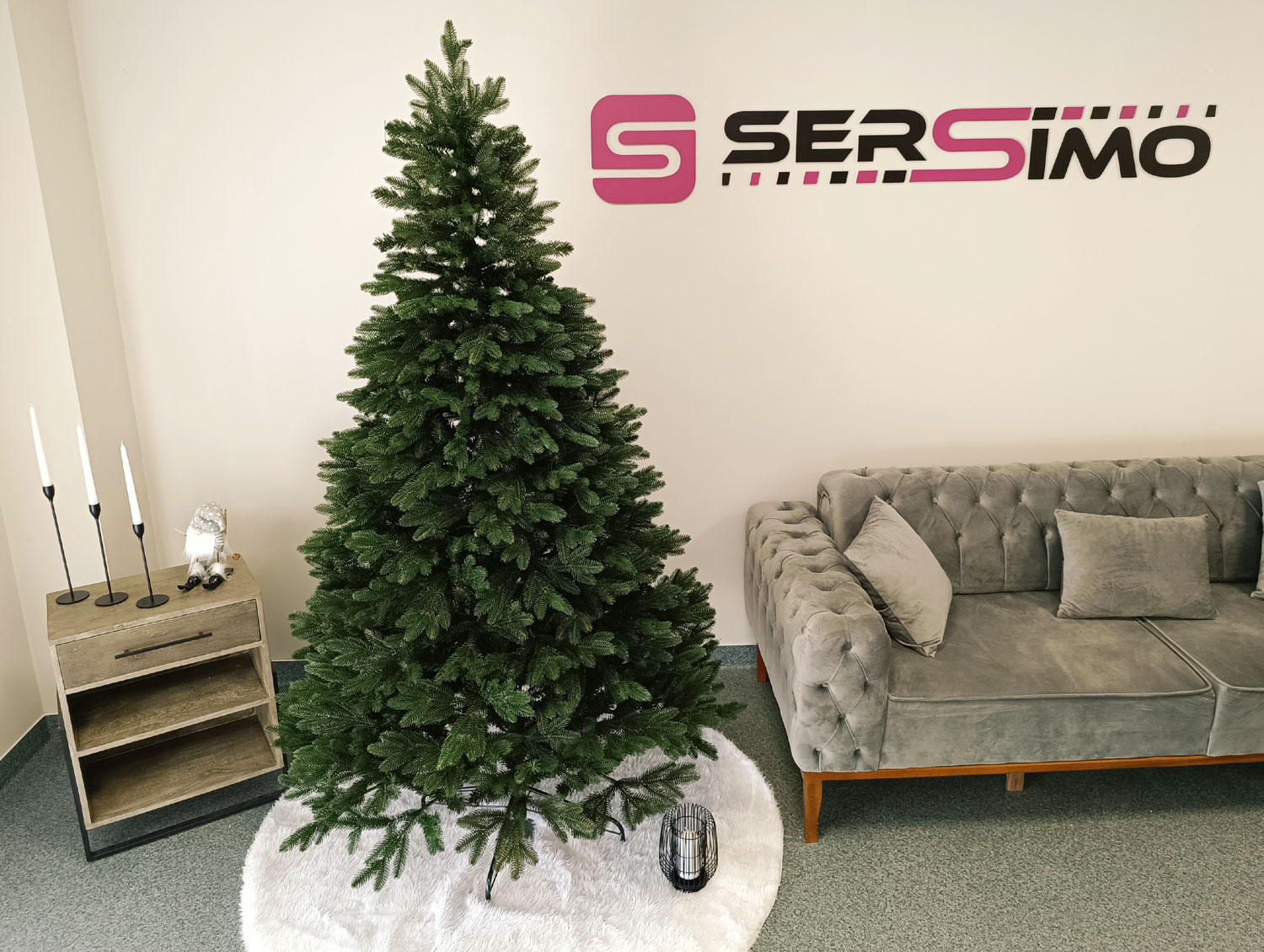 Brad artificial Christmas Deluxe by Sersimo, Belgia, 2D+3D, 230cm Household NewTrend
