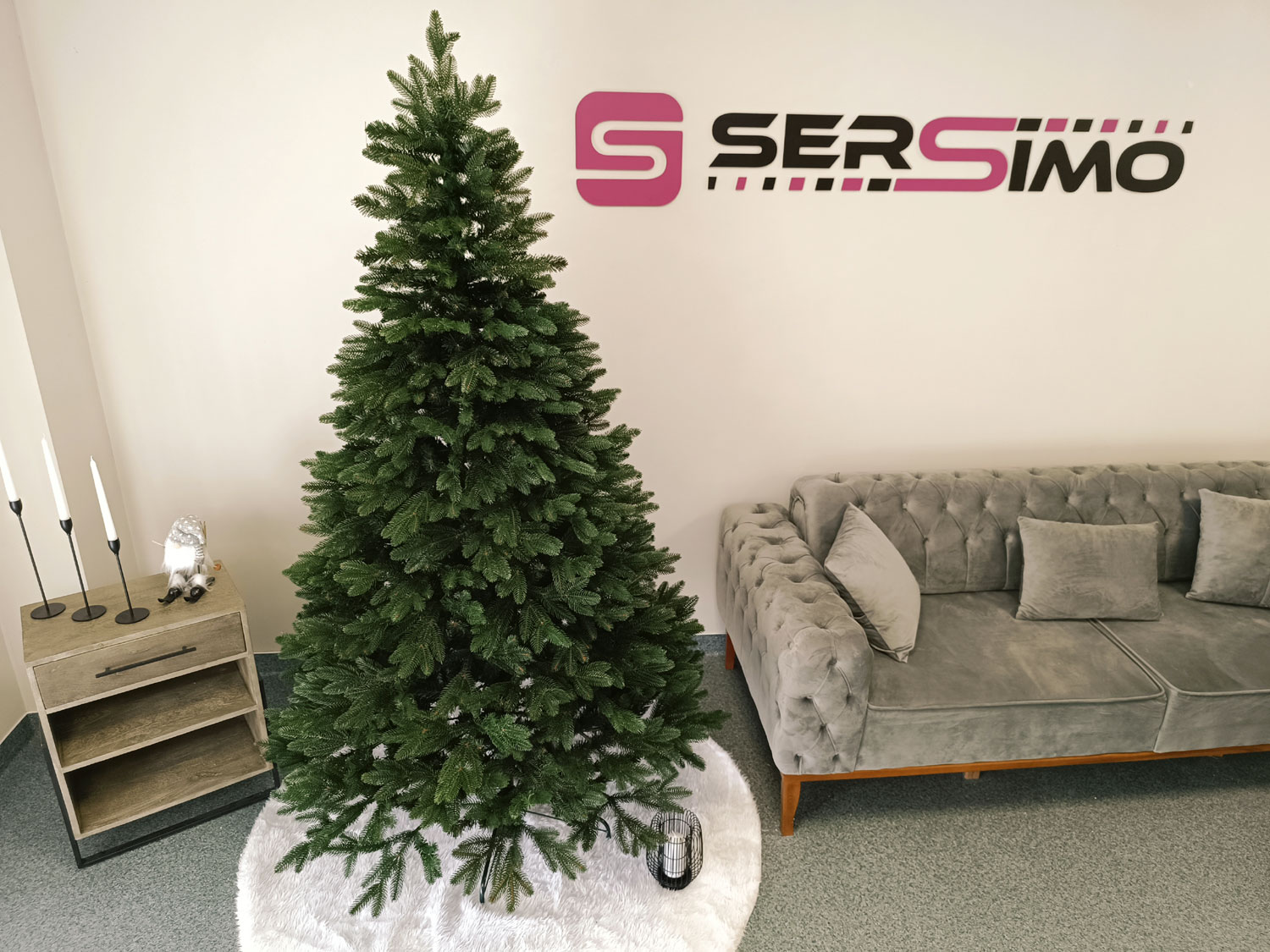 Brad artificial Christmas Deluxe by Sersimo, Belgia, 2D+3D, 230cm Household NewTrend