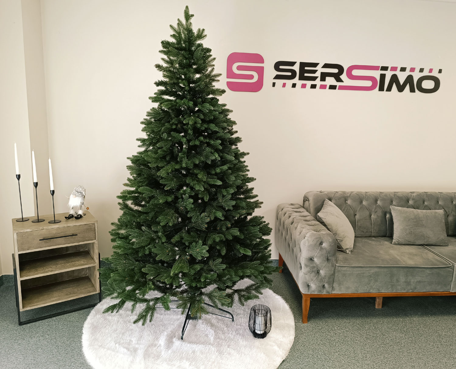 Brad artificial Christmas Deluxe by Sersimo, Belgia, 2D+3D, 230cm Household NewTrend