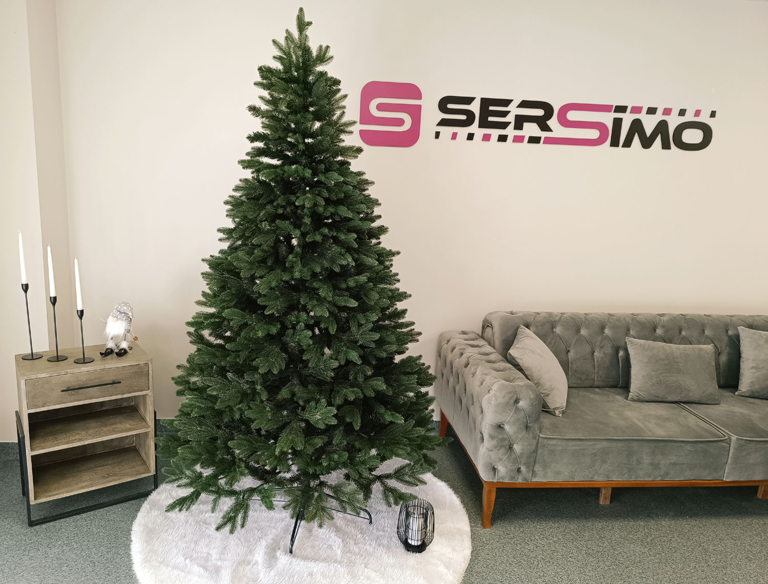 Brad artificial Christmas Deluxe by Sersimo, Belgia, 2D+3D, 230cm Household NewTrend