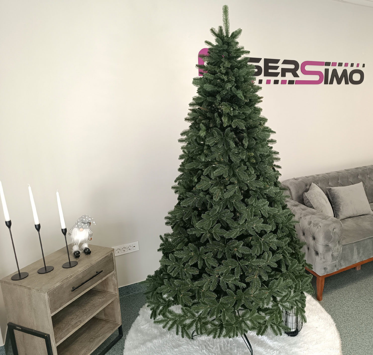 Brad artificial Christmas Deluxe by Sersimo, Canada Mix, 2D+3D, 180cm Household NewTrend