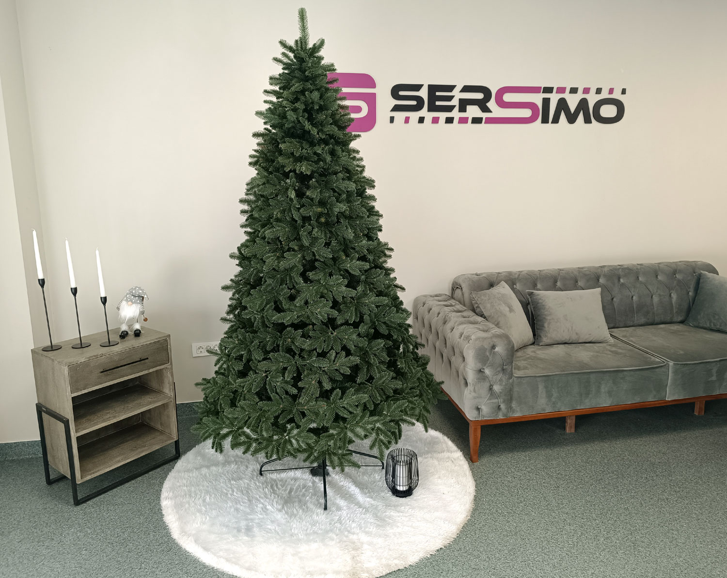 Brad artificial Christmas Deluxe by Sersimo, Canada Mix, 2D+3D, 180cm Household NewTrend