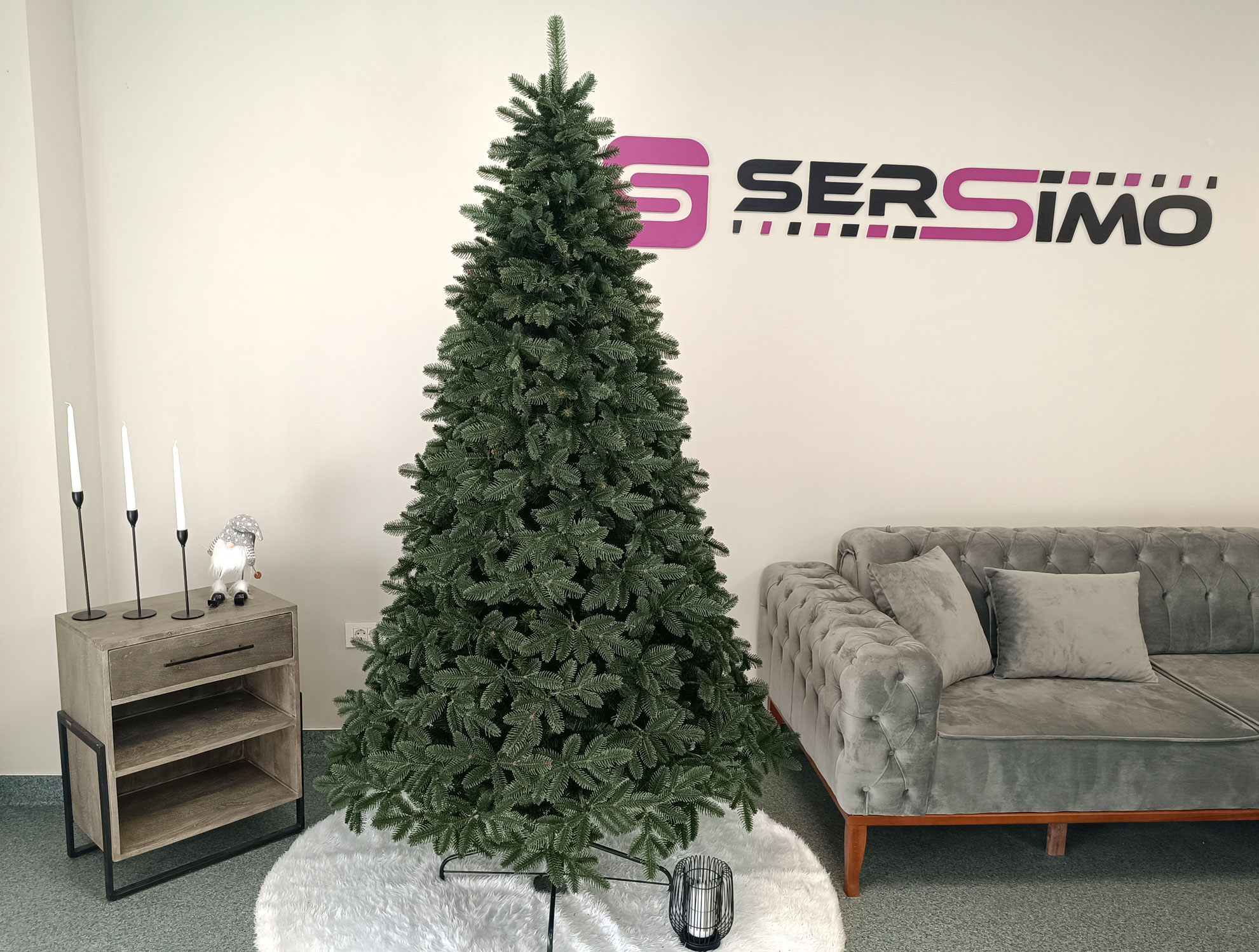 Brad artificial Christmas Deluxe by Sersimo, Canada Mix, 2D+3D, 180cm Household NewTrend