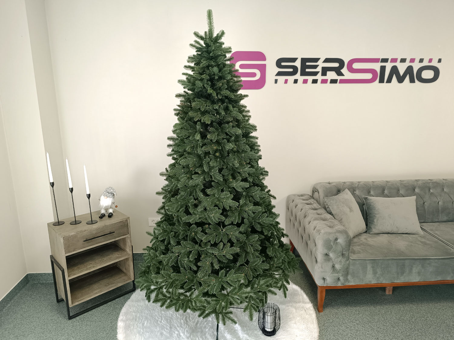 Brad artificial Christmas Deluxe by Sersimo, Canada Mix, 2D+3D, 180cm Household NewTrend
