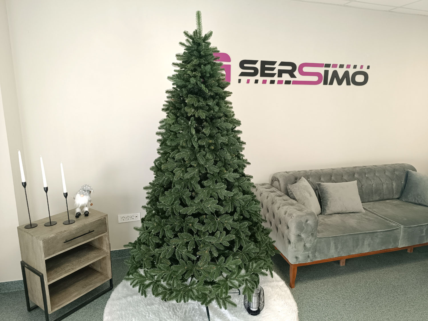 Brad artificial Christmas Deluxe by Sersimo, Canada Mix, 2D+3D, 180cm Household NewTrend