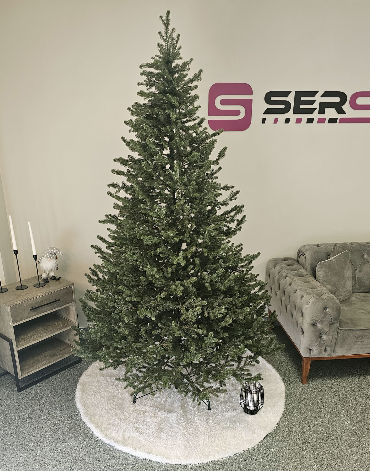 Brad artificial Christmas Deluxe by Sersimo, Viena verde, 3D, 250cm Household NewTrend