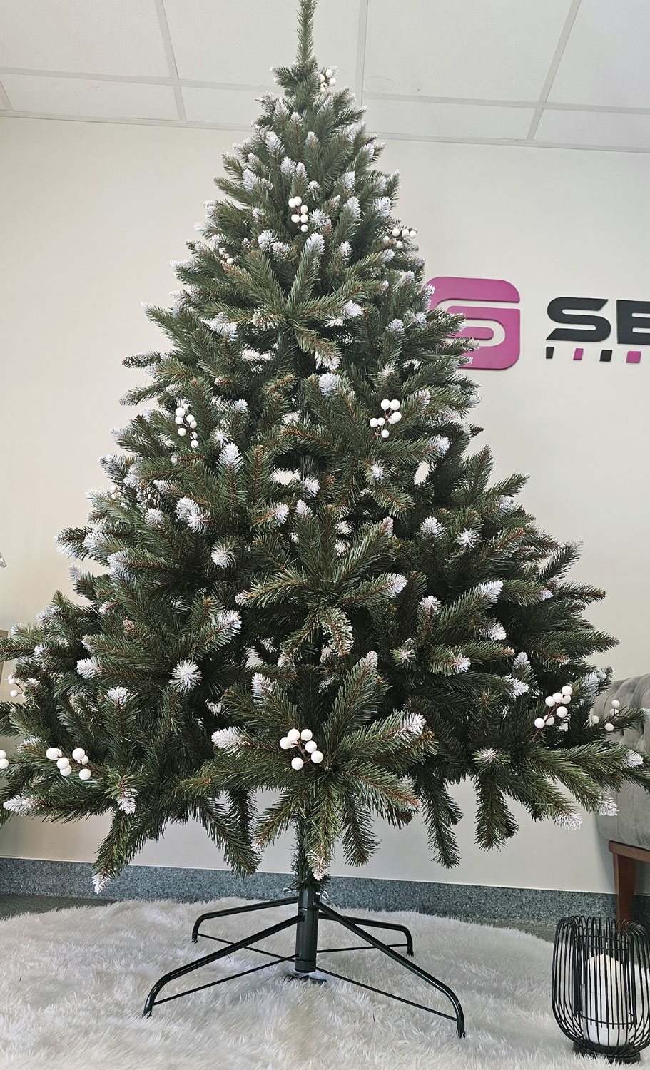 Brad artificial Christmas Deluxe by Sersimo, WhiteBerry, 2D, 220cm Household NewTrend