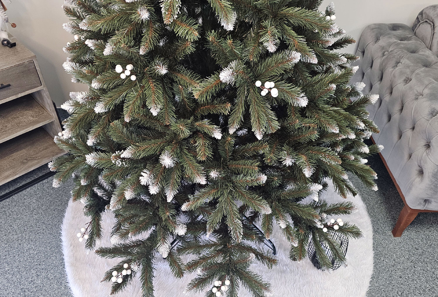 Brad artificial Christmas Deluxe by Sersimo, WhiteBerry, 2D, 220cm Household NewTrend