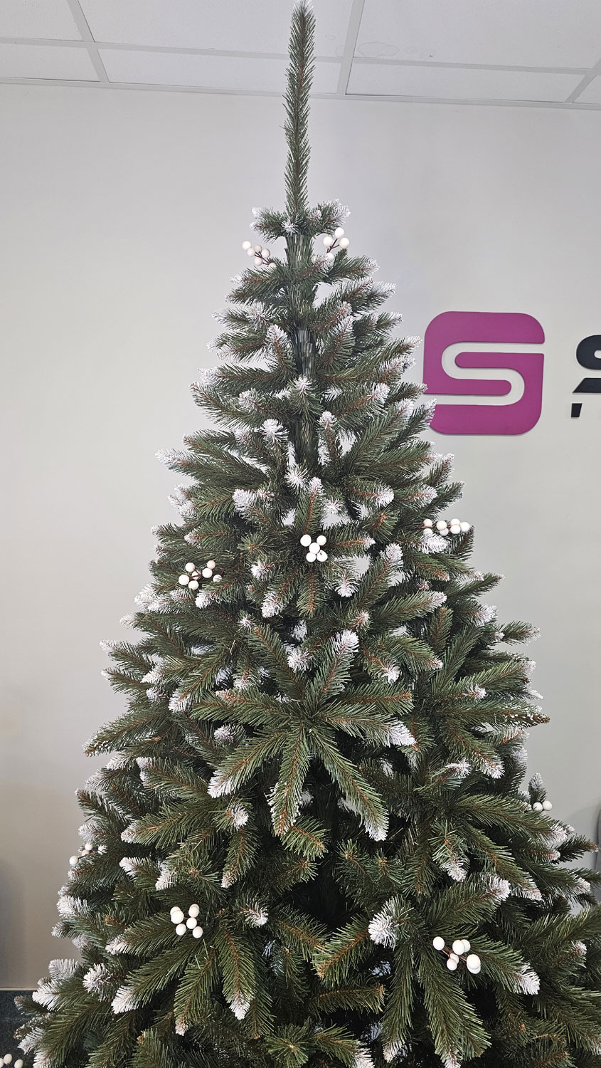 Brad artificial Christmas Deluxe by Sersimo, WhiteBerry, 2D, 220cm Household NewTrend