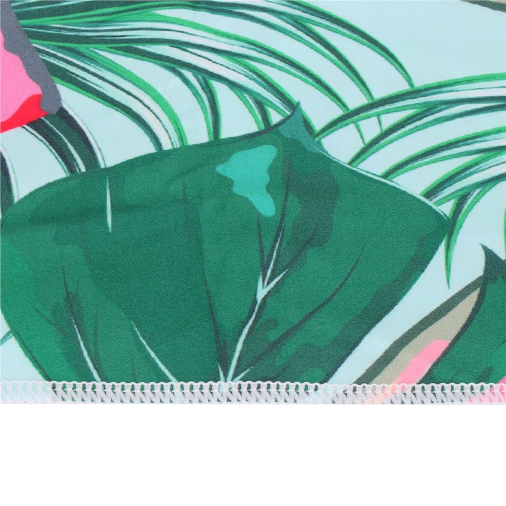 Prosop de plaja cu uscare de rapida, husa de transport, 90x180cm, model pepene verde Household NewTrend