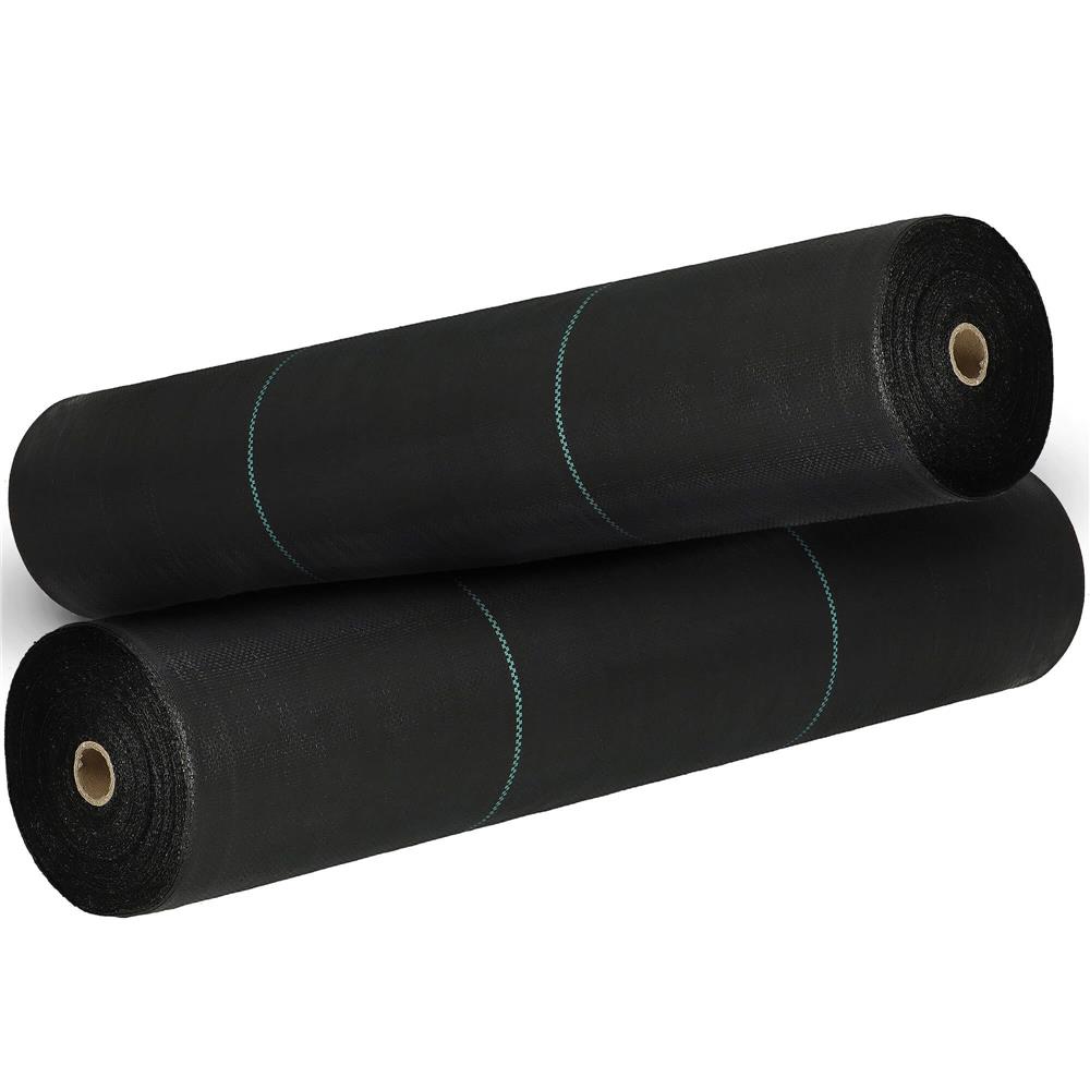 Folie agrotextil, mulcire, antiburuieni, filtru UV, 100 x 0.8metri, 90g/m2, negru Household NewTrend
