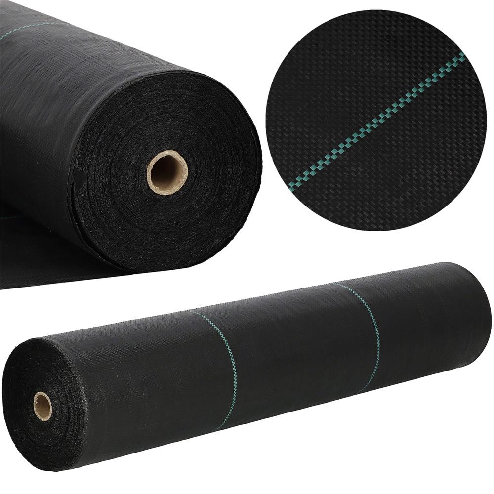 Folie agrotextil, mulcire, antiburuieni, filtru UV, 50 x 0.8metri, 90g/m2, negru Household NewTrend