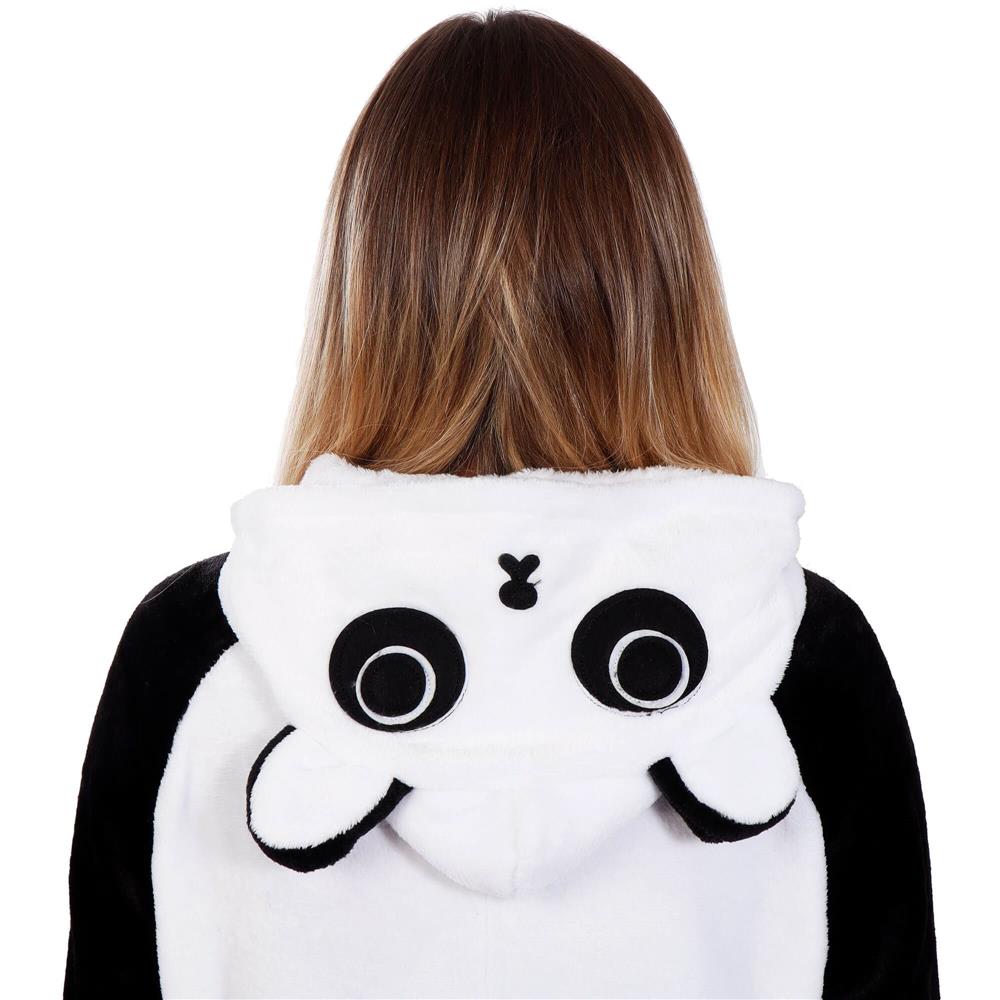 Pijama tip salopeta pentru adulti, model Panda, marime M Household NewTrend