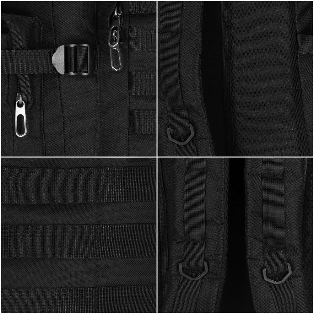 Rucsac drumetie de capacitate mare, 60L, compartimentat, hamuri reglabile, negru Household NewTrend