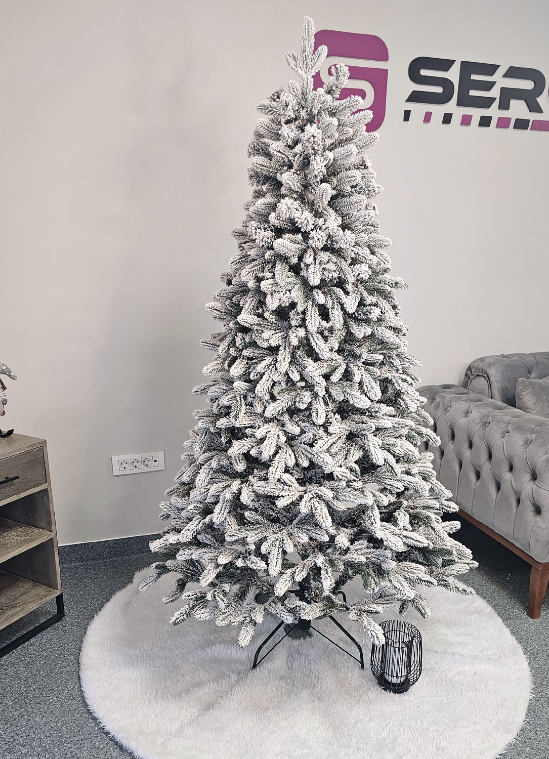 Brad artificial Christmas Deluxe by Sersimo, Global nins, mix 2D+3D, 180cm Household NewTrend