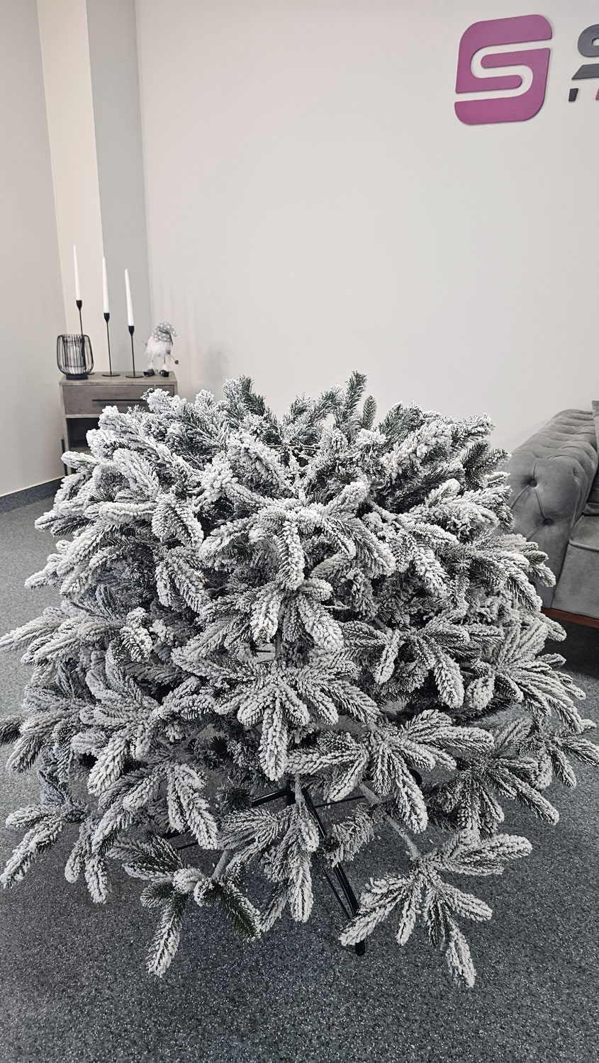 Brad artificial Christmas Deluxe by Sersimo, Global nins, mix 2D+3D, 210cm Household NewTrend