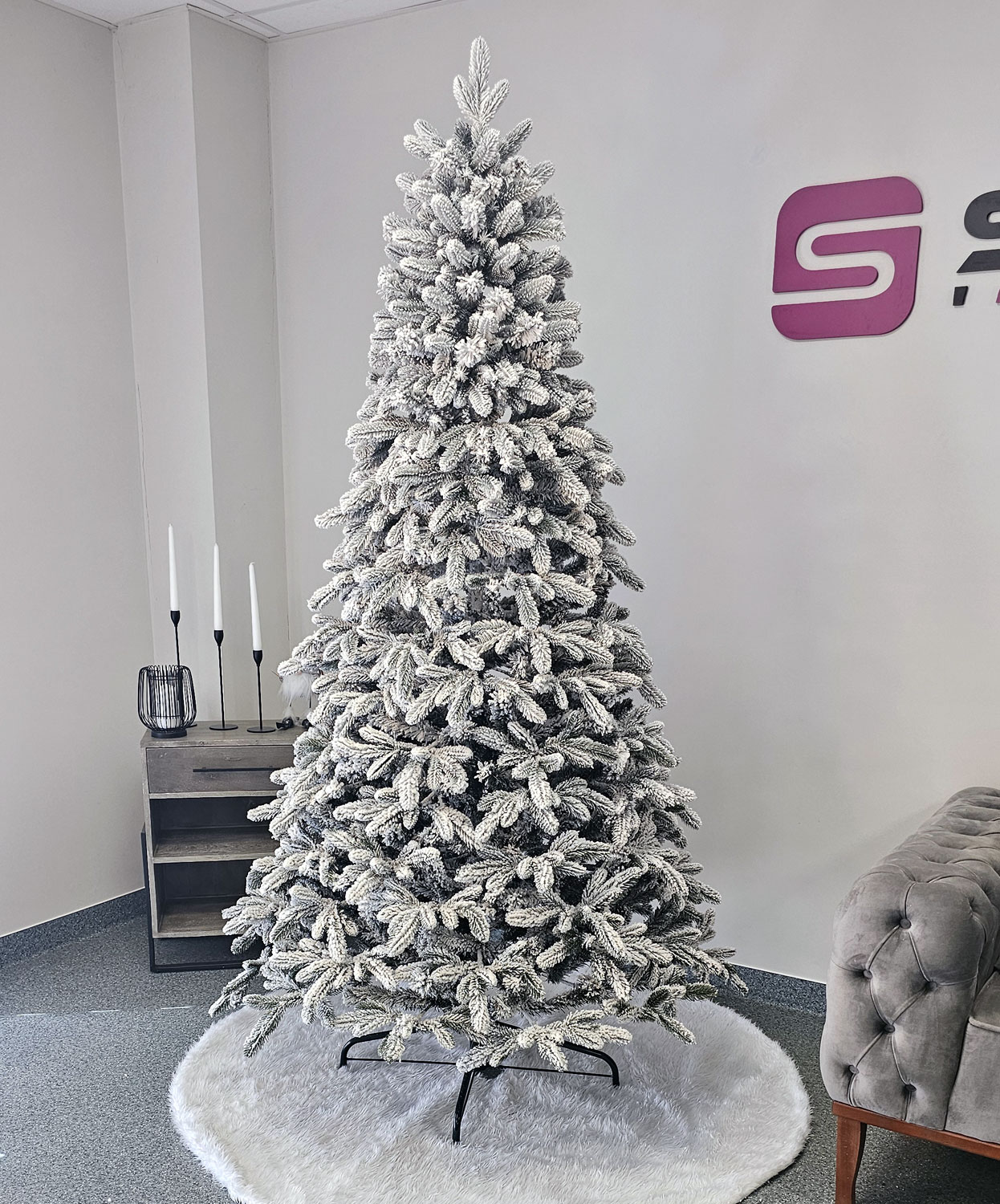 Brad artificial Christmas Deluxe by Sersimo, Global nins, mix 2D+3D, 210cm Household NewTrend