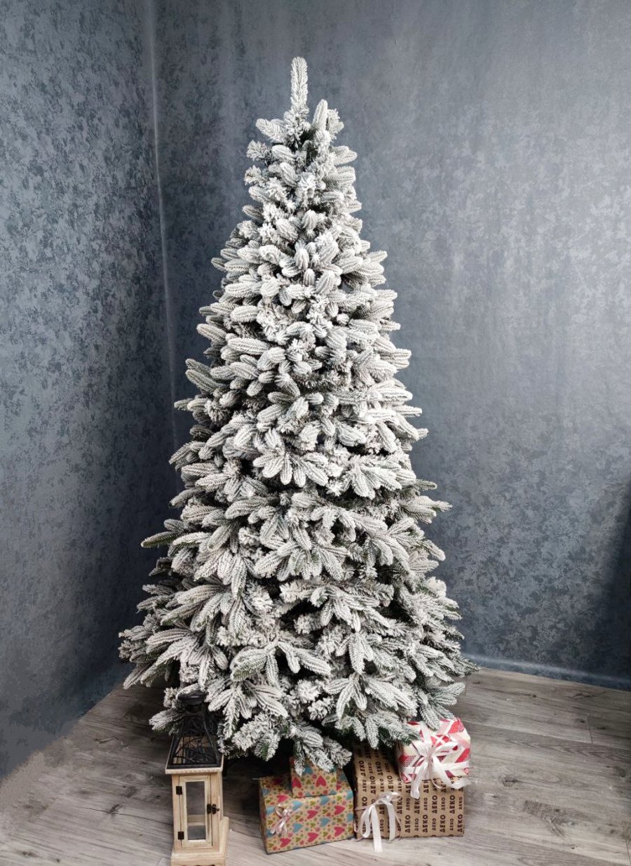 Brad artificial Christmas Deluxe by Sersimo, Global nins, mix 2D+3D, 210cm Household NewTrend