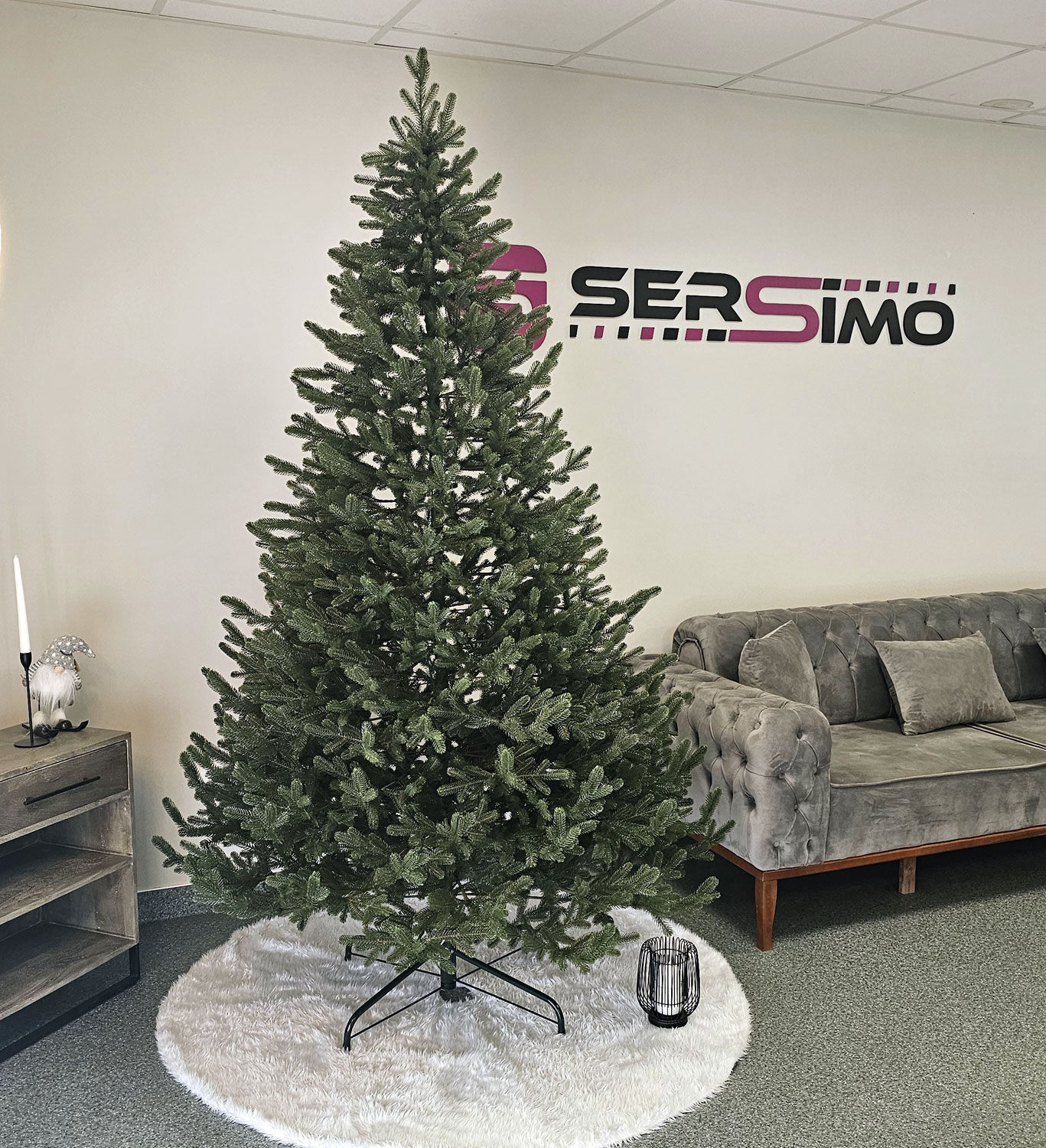 Brad artificial Christmas Deluxe by Sersimo, Viena verde, 3D, 230cm Household NewTrend