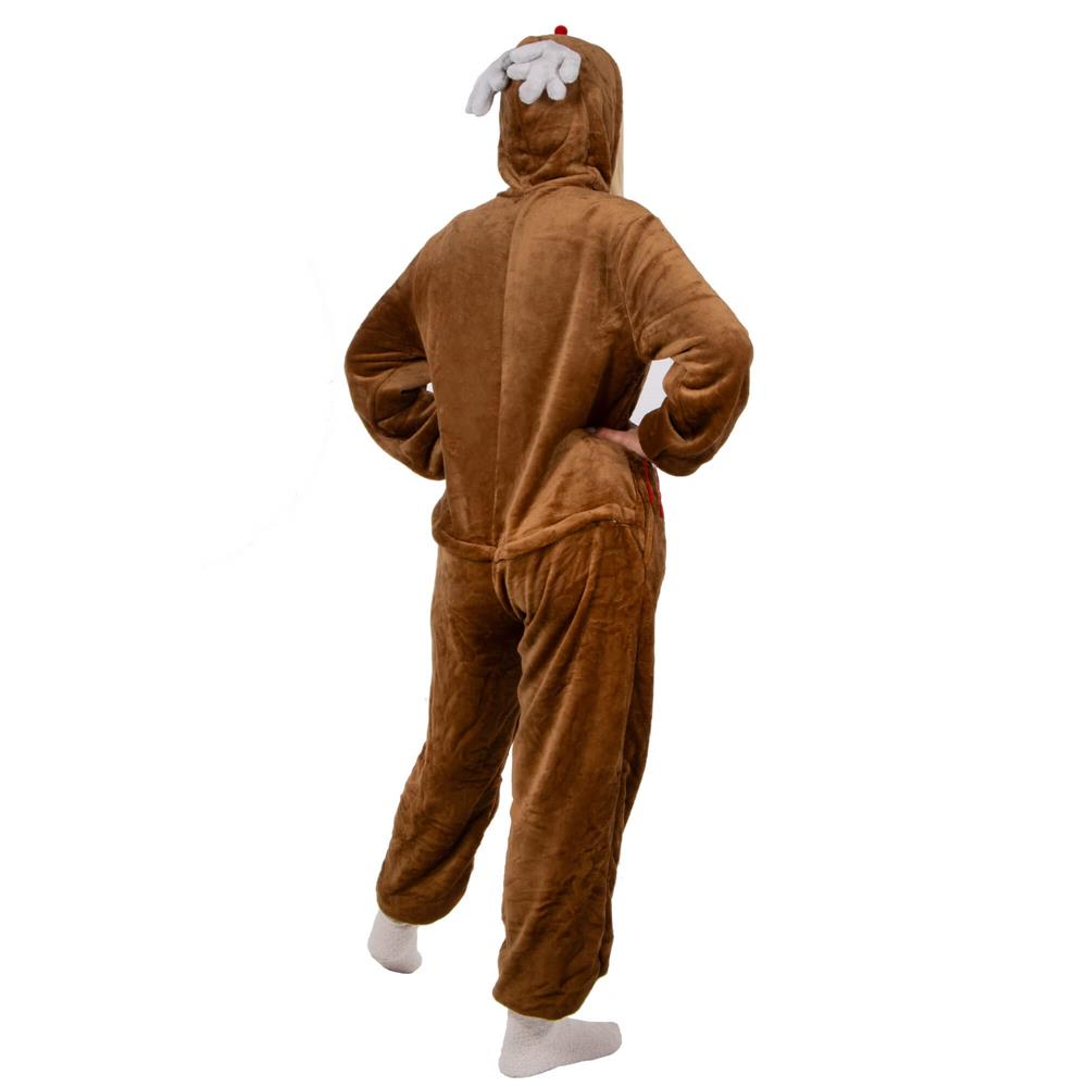 Pijama tip salopeta pentru adulti, model Ren, marime L Household NewTrend