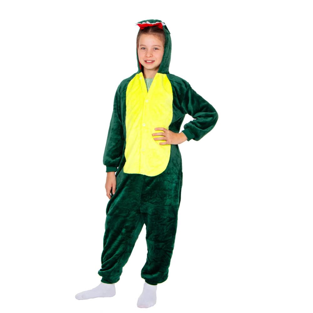 Pijama tip salopeta pentru copii, model Dragon, marime 130-140cm Household NewTrend