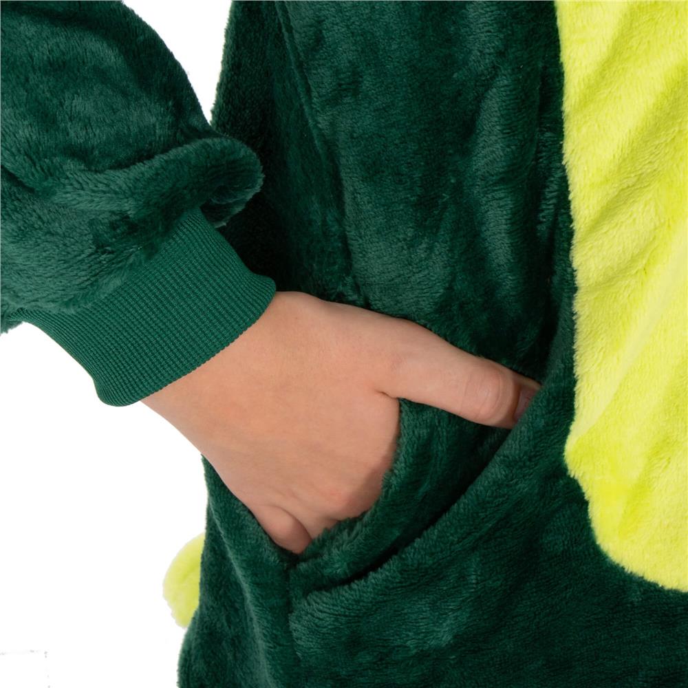 Pijama tip salopeta pentru copii, model Dragon, marime 130-140cm Household NewTrend