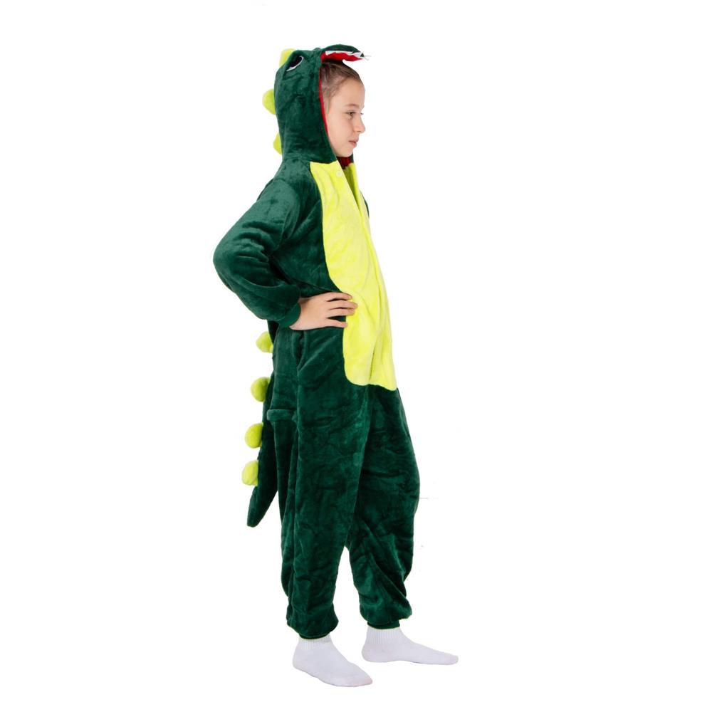 Pijama tip salopeta pentru copii, model Dragon, marime 130-140cm Household NewTrend