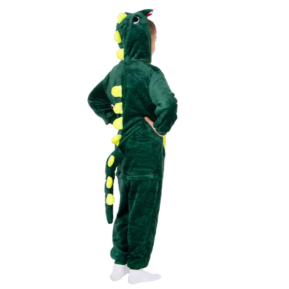 Pijama tip salopeta pentru copii, model Dragon, marime 130-140cm Household NewTrend