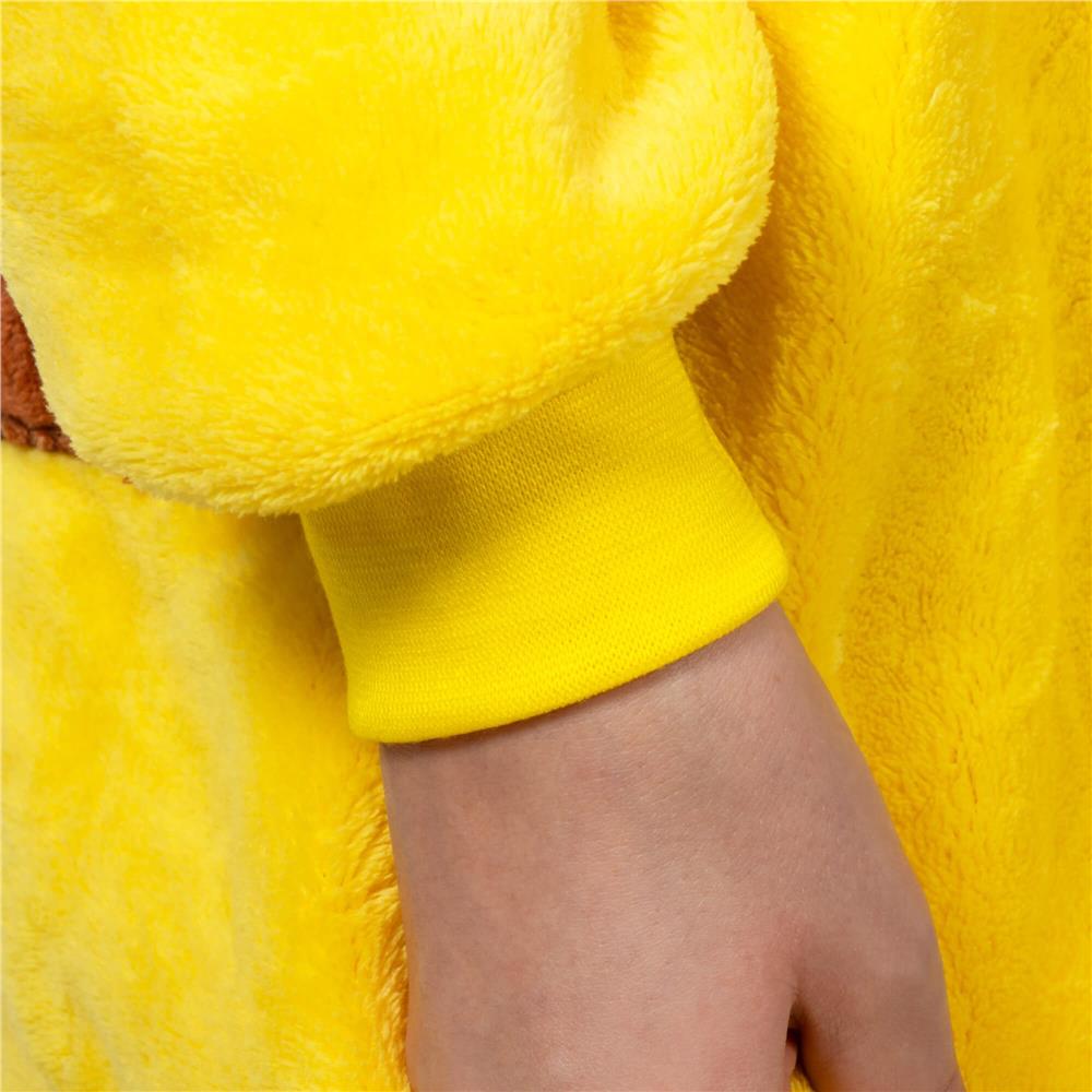 Pijama tip salopeta pentru copii, model Pikachu, marime 120-130 cm Household NewTrend