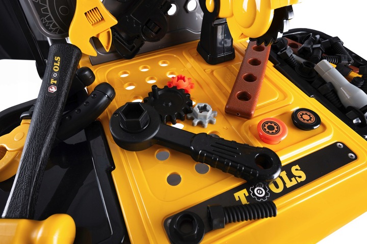 Banc de lucru portbail pentru copii, cu scule si unelte pentru mecanic, 3 in 1 Household NewTrend