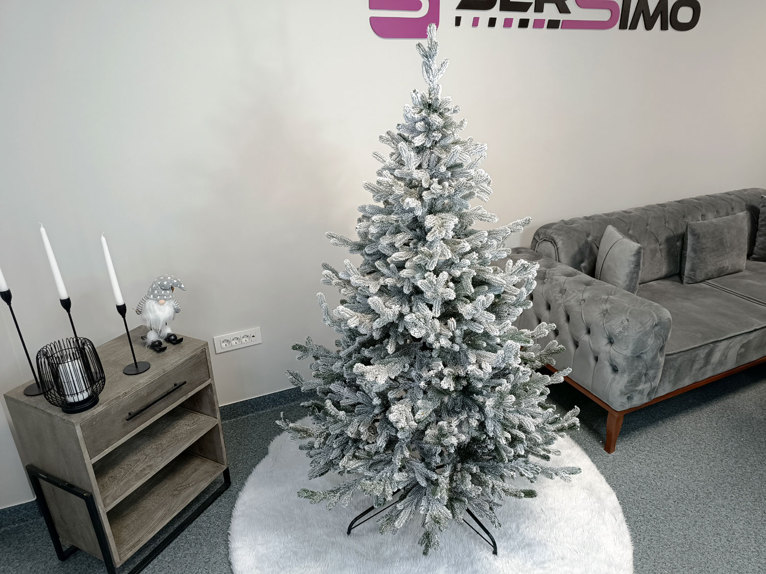 Brad artificial Christmas Deluxe by Sersimo, Viena nins, 3D, 180cm Household NewTrend