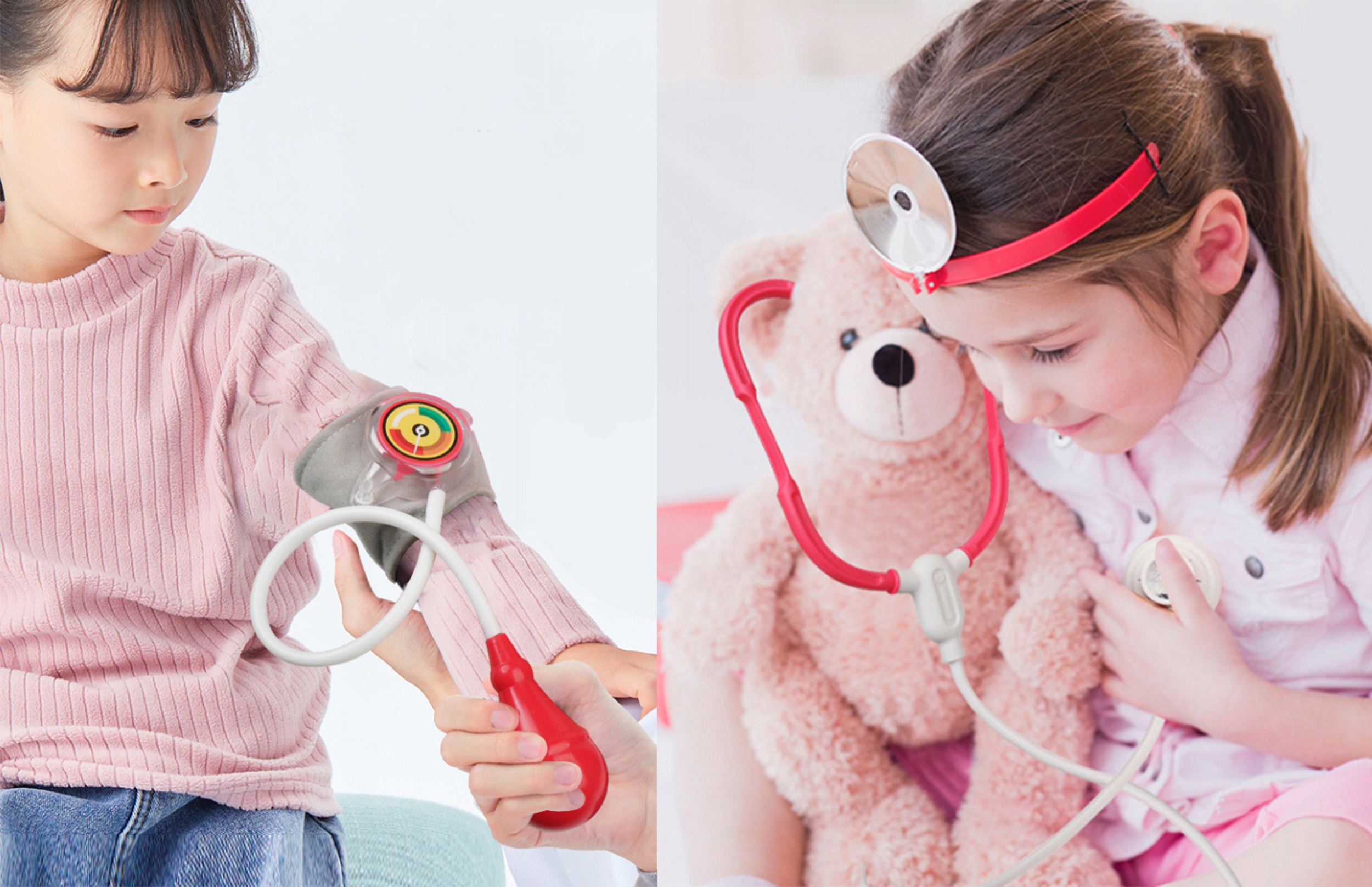 Set de joaca, carucior medical cu aparatura si instrumente, cu sunete si lumini Household NewTrend