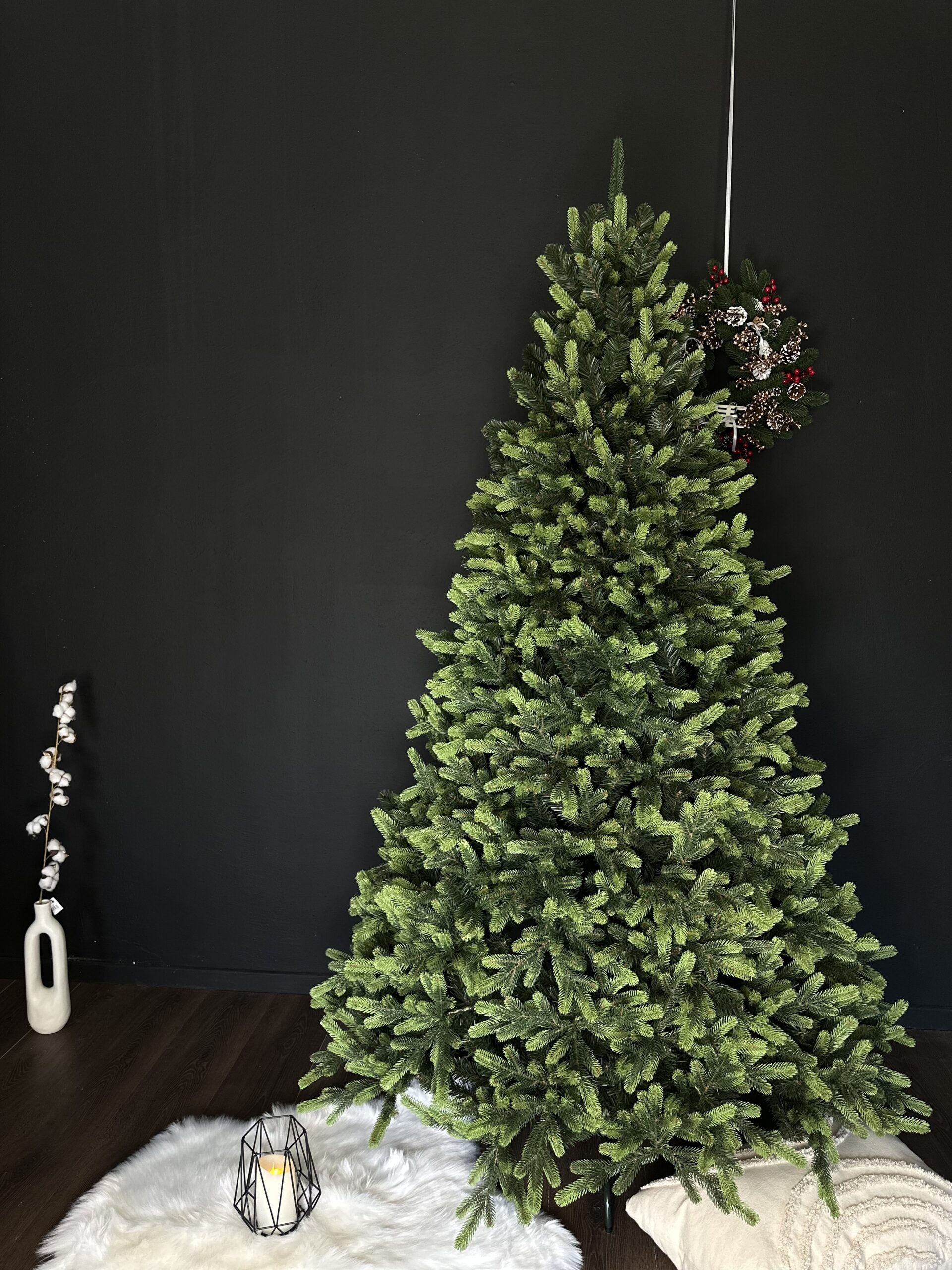 Brad artificial Christmas Deluxe by Sersimo, Carpati cu varfuri verzi, 2D+3D, 250cm Household NewTrend