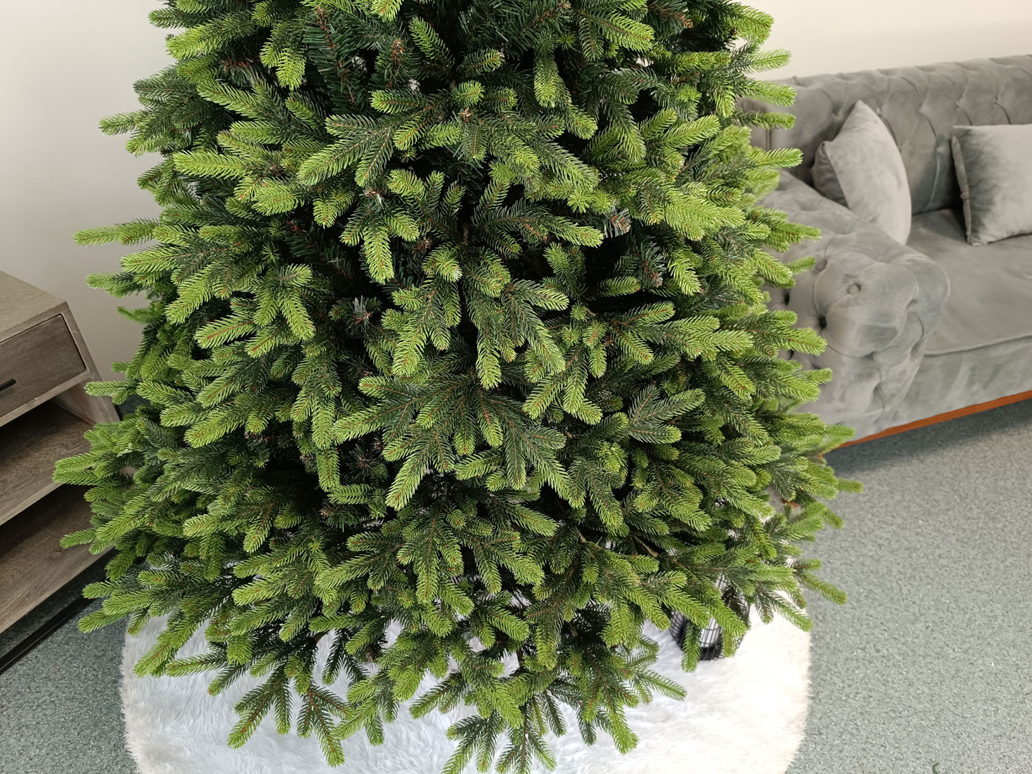 Brad artificial Christmas Deluxe by Sersimo, Carpati cu varfuri verzi, 2D+3D, 250cm Household NewTrend