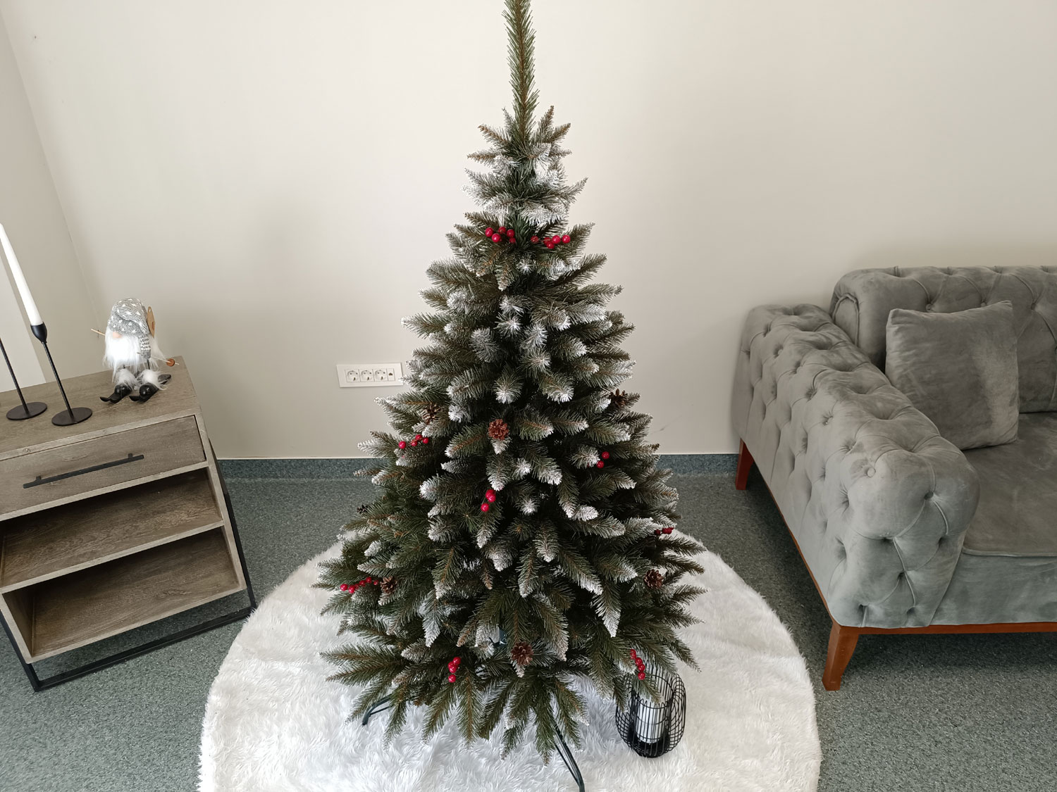 Brad artificial Christmas Deluxe by Sersimo, Frasin de Munte, 2D, 150cm Household NewTrend