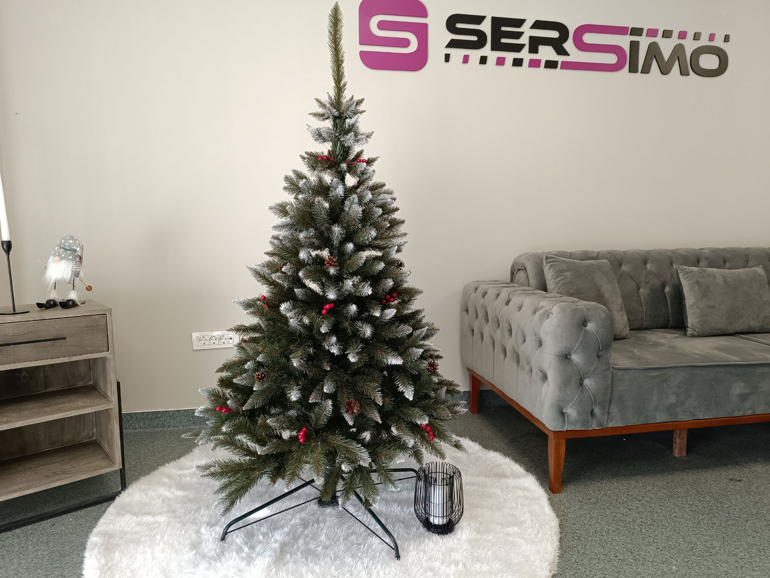 Brad artificial Christmas Deluxe by Sersimo, Frasin de Munte, 2D, 150cm Household NewTrend