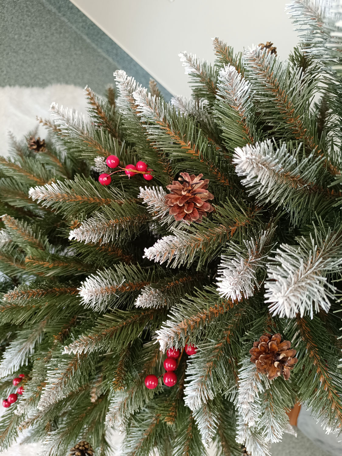 Brad artificial Christmas Deluxe by Sersimo, Frasin de Munte, 2D, 150cm Household NewTrend
