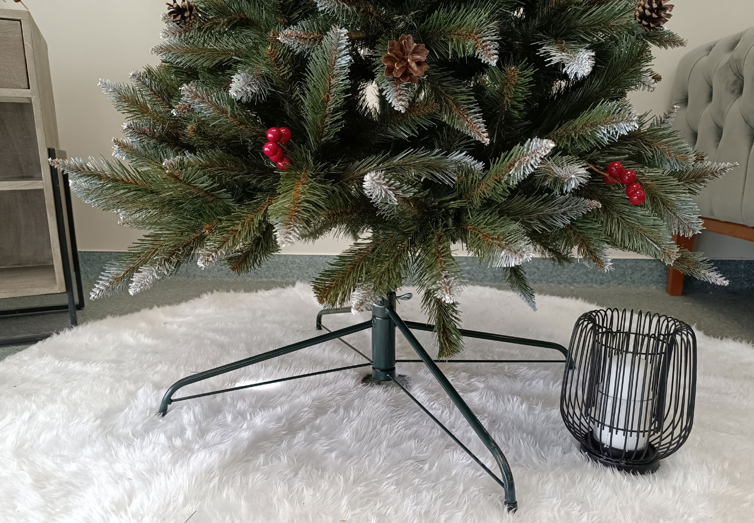 Brad artificial Christmas Deluxe by Sersimo, Frasin de Munte, 2D, 150cm Household NewTrend