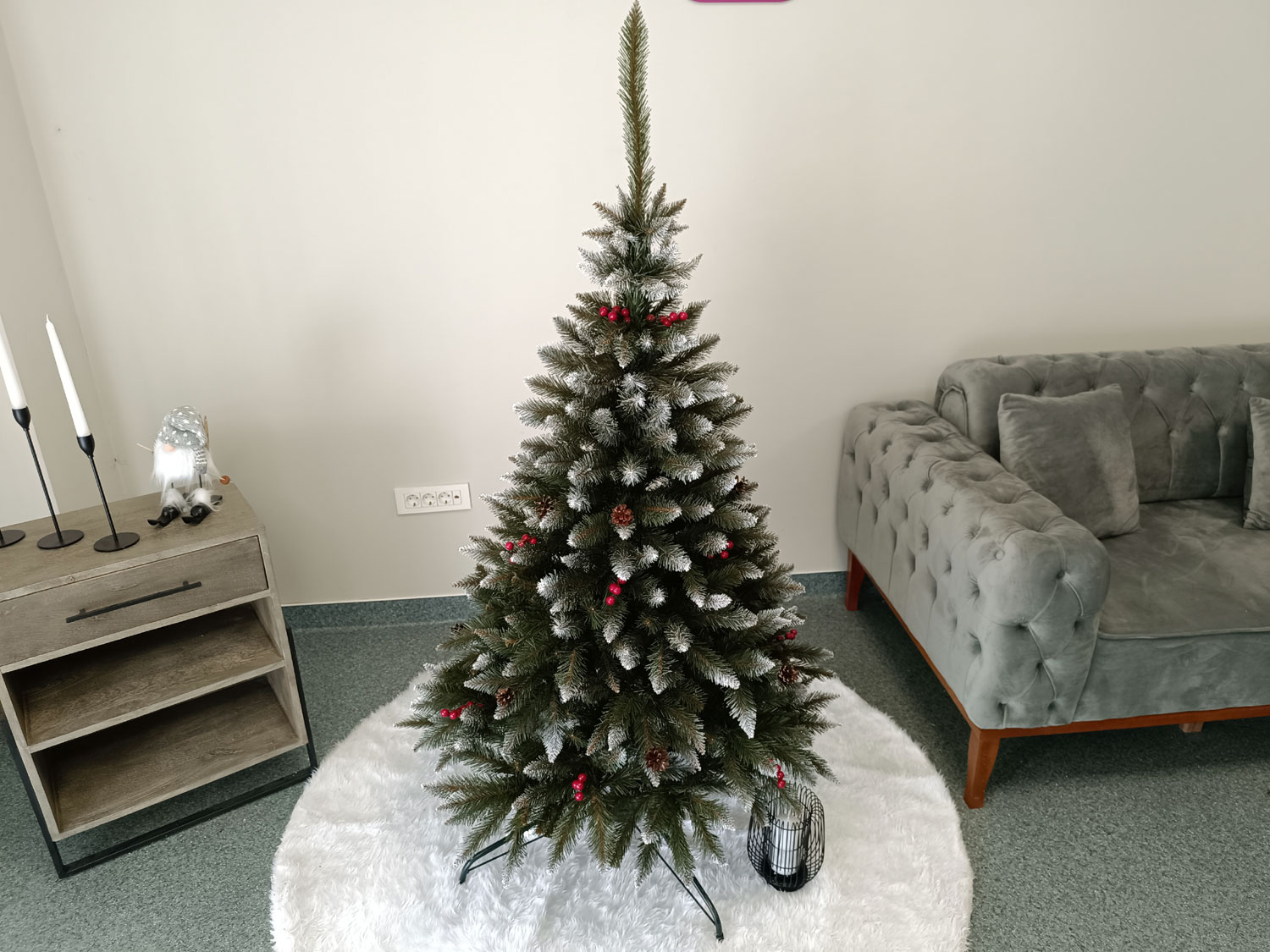 Brad artificial Christmas Deluxe by Sersimo, Frasin de Munte, 2D, 150cm Household NewTrend