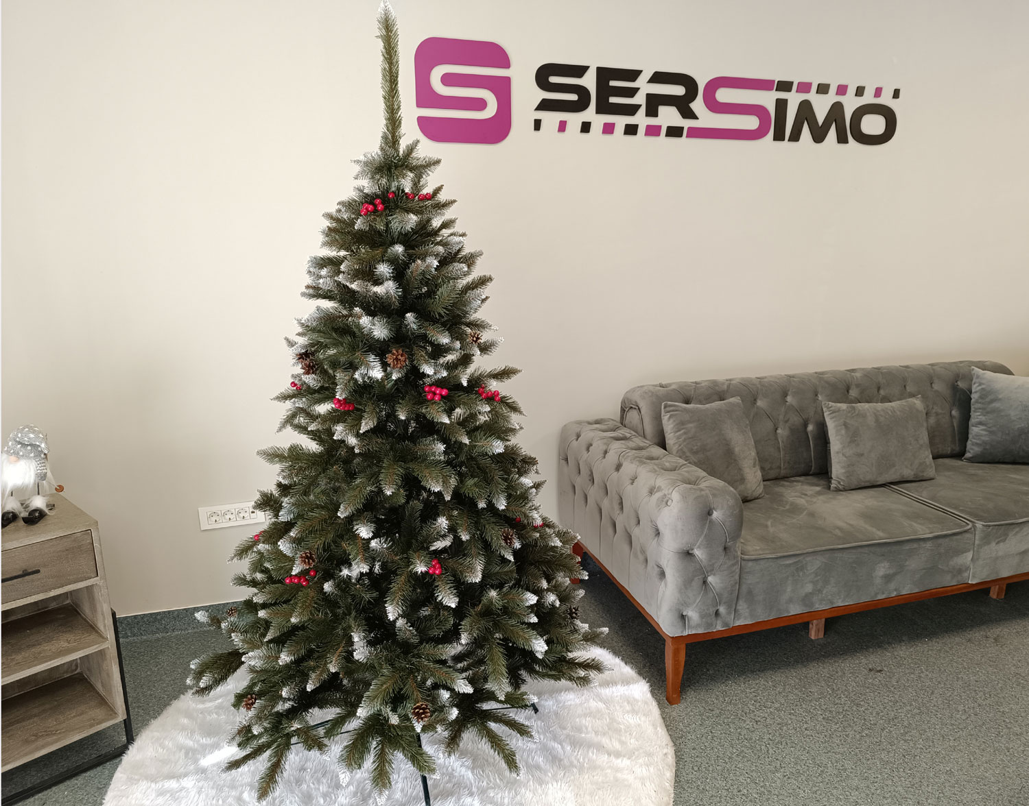 Brad artificial Christmas Deluxe by Sersimo, Frasin de Munte, 2D, 180cm Household NewTrend