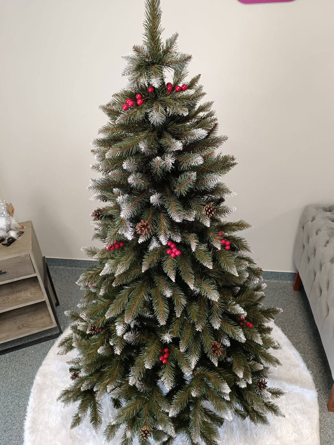 Brad artificial Christmas Deluxe by Sersimo, Frasin de Munte, 2D, 180cm Household NewTrend