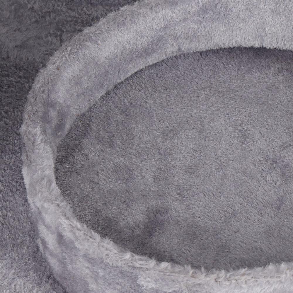 Ansamblu de joaca pentru pisici, cu loc pentru zgariat, ascuns, culcus, mingi, 127cm, gri Household NewTrend